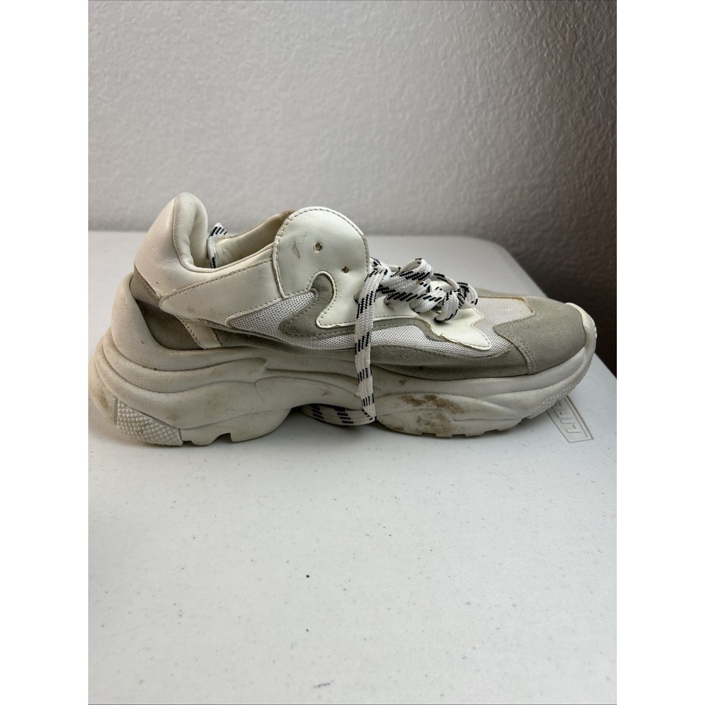 Aldo Women's Athletic Shoe Sneakers Size 8, Color White/Bone‎ - Picture 11 of 12